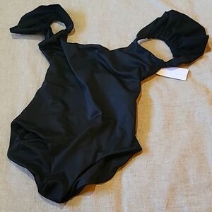 Ruffled shoulder one piece by Londre